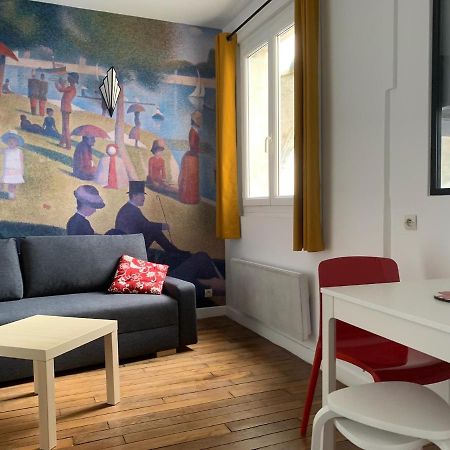 Studio Perfect For 2 Adults And 1 Kid, And Up To 2 Kids - Jourdain 20E, 25Mn To Louvre Via Line M11 Paris Luaran gambar