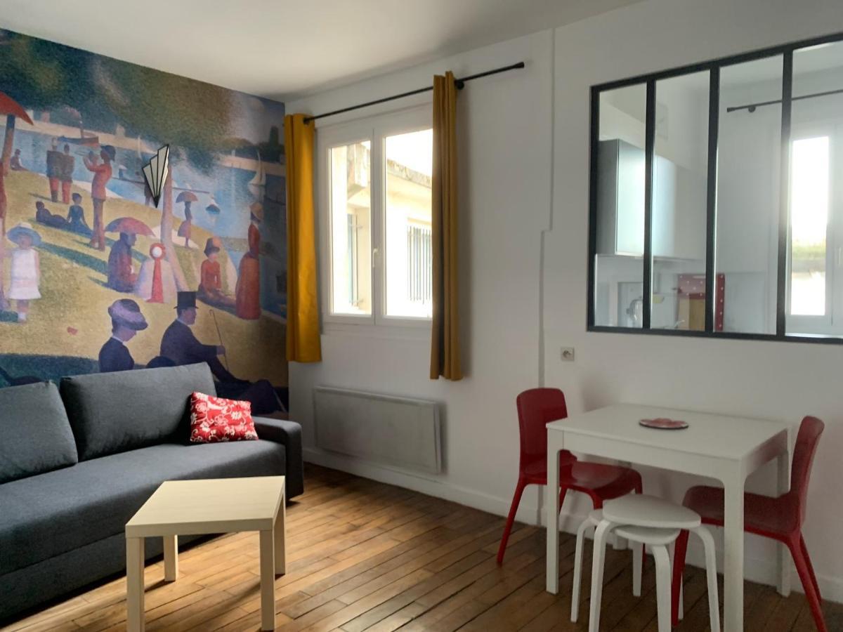 Studio Perfect For 2 Adults And 1 Kid, And Up To 2 Kids - Jourdain 20E, 25Mn To Louvre Via Line M11 Paris Luaran gambar