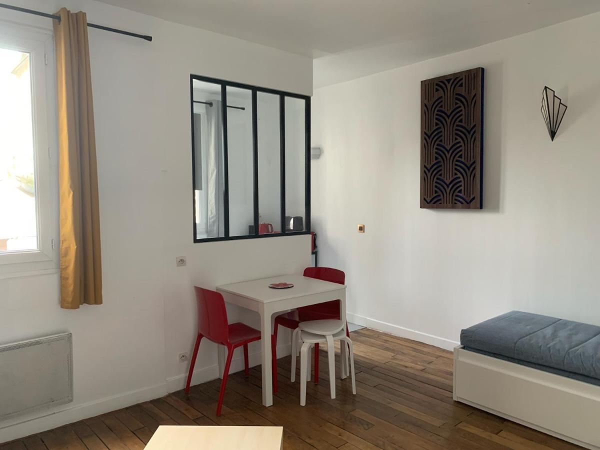 Studio Perfect For 2 Adults And 1 Kid, And Up To 2 Kids - Jourdain 20E, 25Mn To Louvre Via Line M11 Paris Luaran gambar